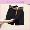 Casual Womens Summer Shorts With High Waist And Spliced Design For Daily Wear