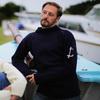 Geonjiulleunseu Fisherman Whole Garment Sweater - Navy