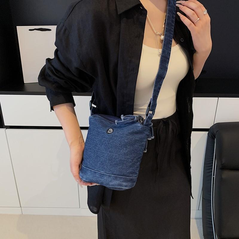 Denim Bag Student Shoulder Bag Women's Crossbody Bag Mobile Phone Bag