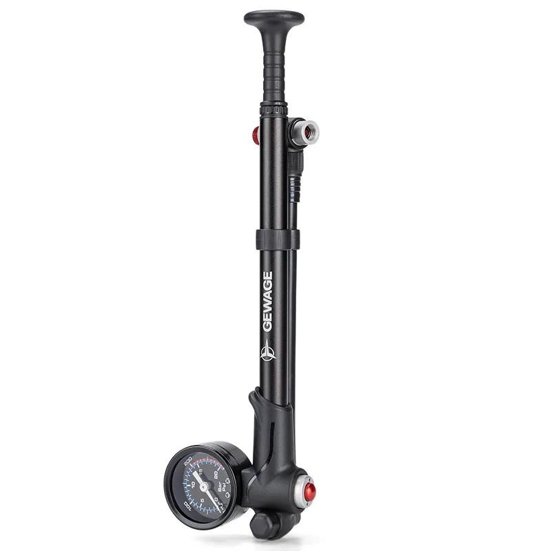Portable Bicycle Shock Absorber Pump with Hose and Pressure Gauge Gewage GE-002