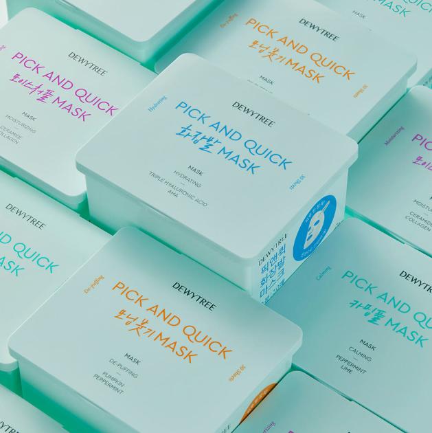 DEWYTREE Pick & Quick Sheet Mask (Nutrition / Moisture) 30 Sheets