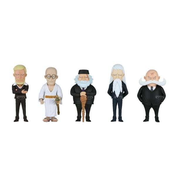 Banpresto Five Elders One Piece World Collectible Action Figure 7cm Multicolor BP29213P Collector Ideal Anime Fans