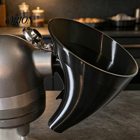 Professional Pastry Equipment Stand Mixer Accessories for KitchenAid Artisan KSM150, Food-Grade Flour Funnel 5 Kitchen Essentials Bakers Quart