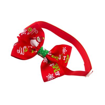 Cute Christmas Pet Dog Cat Bow Ties Adjustable Bowties Dog Collar Pet Supply