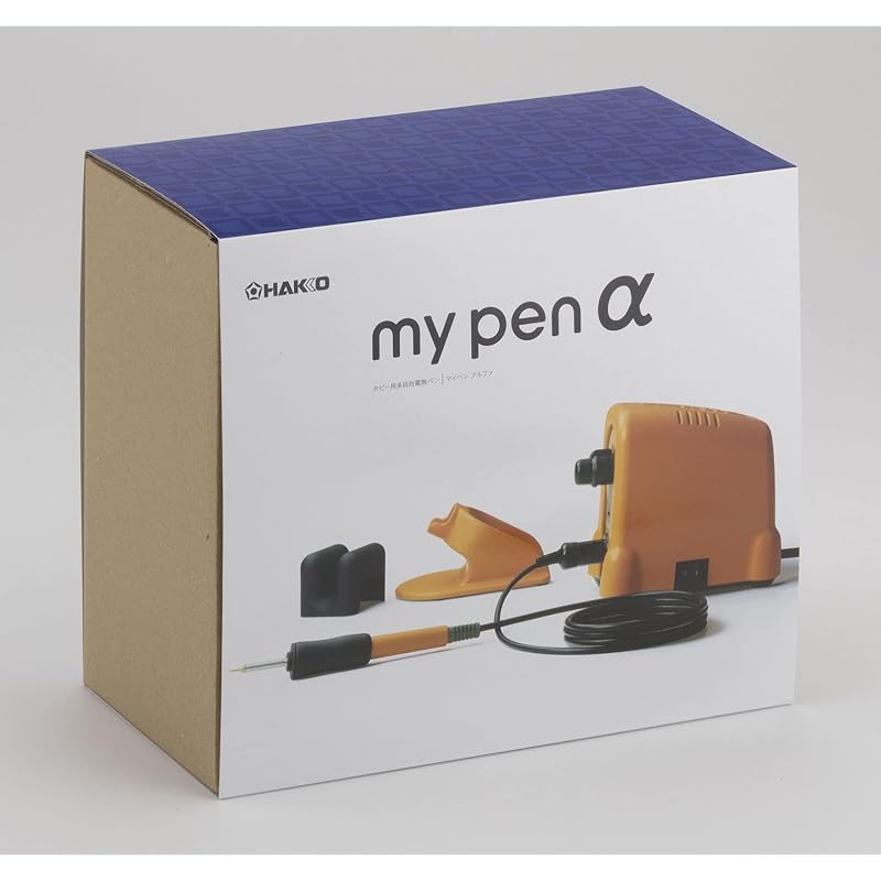 HAKKO MyPen Alpha Electric Pen with Temperature Control for Wood Burning/Carving/Metalworking (FD210-01)