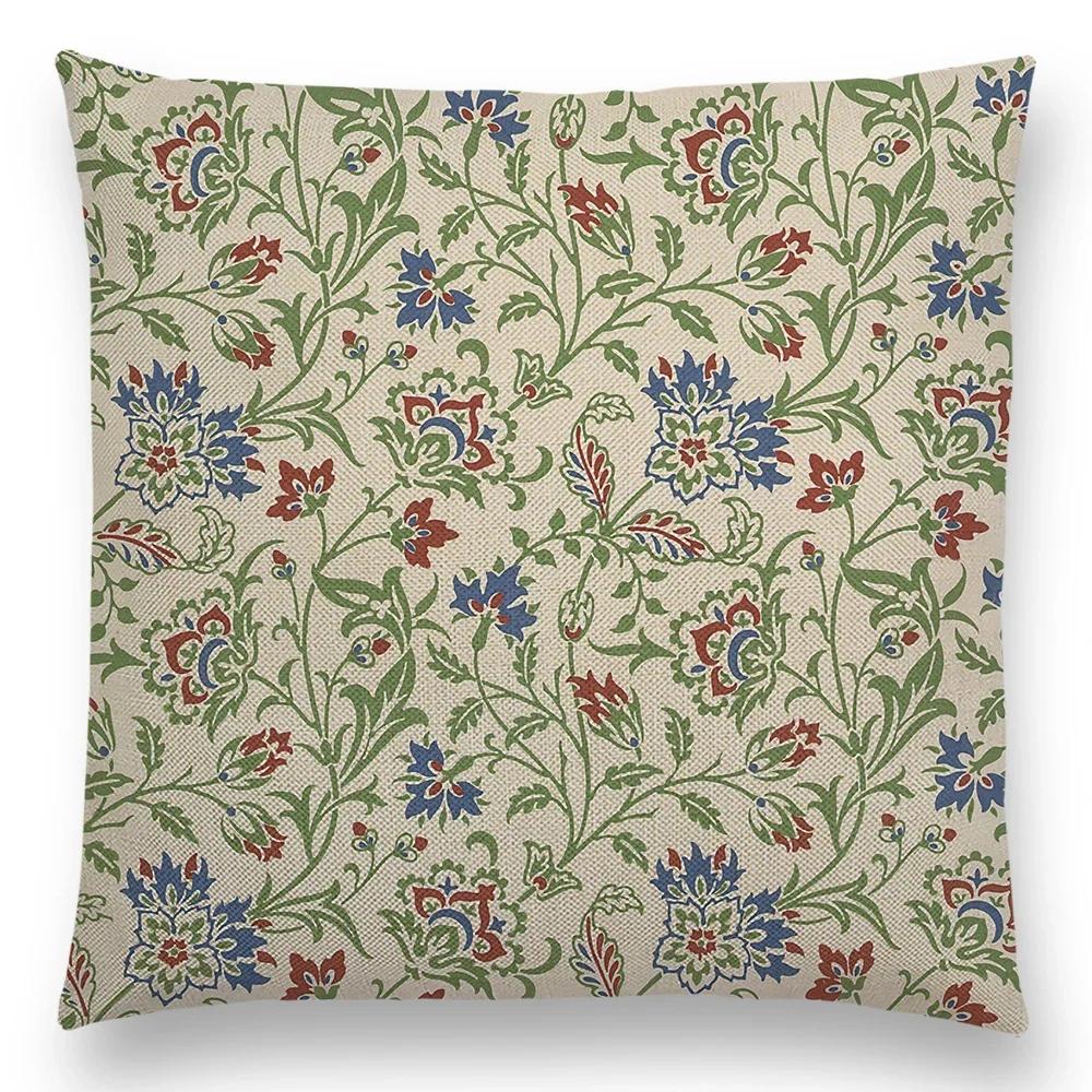 William Morris Thief Red Cushion Cover  Luxury Throw Pillow Home Decor for Sofa Living Room Pillow Case ///