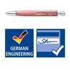 STAEDTLER Concrete Ballpoint Brick Pen, Oil-Based, 0.7mm, Red, 441CONB2-9