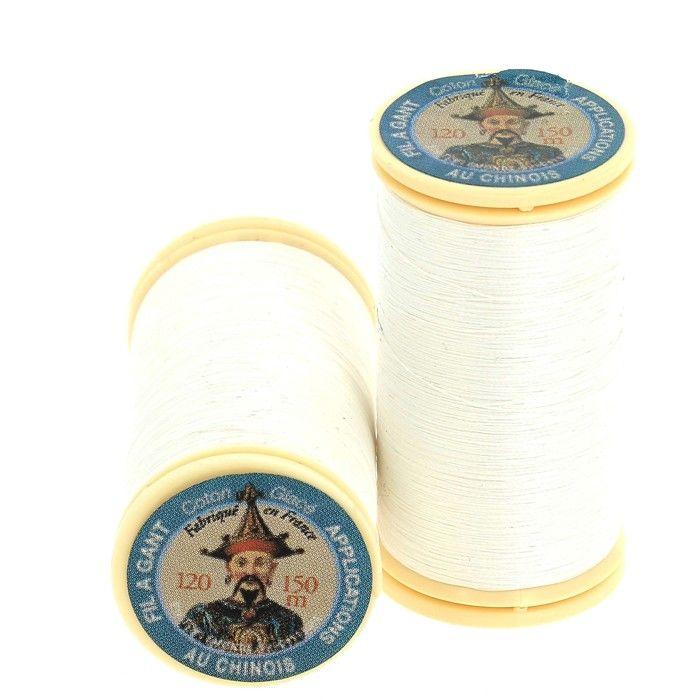 Set of 6 Spools of Glazed Glove Thread Special for Patchwork - Att 100