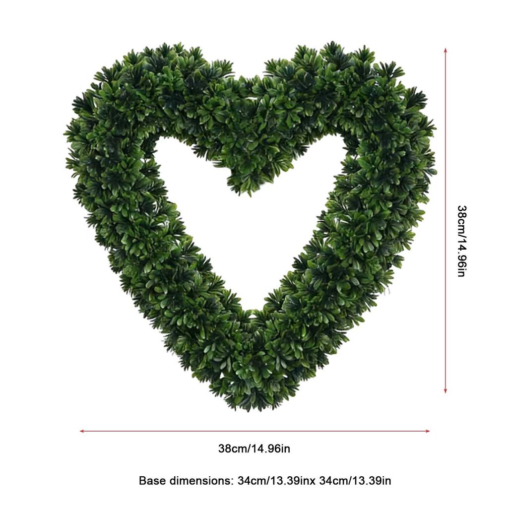 Simulatie Kunstmatige Groene Bladeren Krans Plastic Kunstmatige Groen Tuinborden voor Cadeaus Jubileum Bruiloft Diner Decoratie