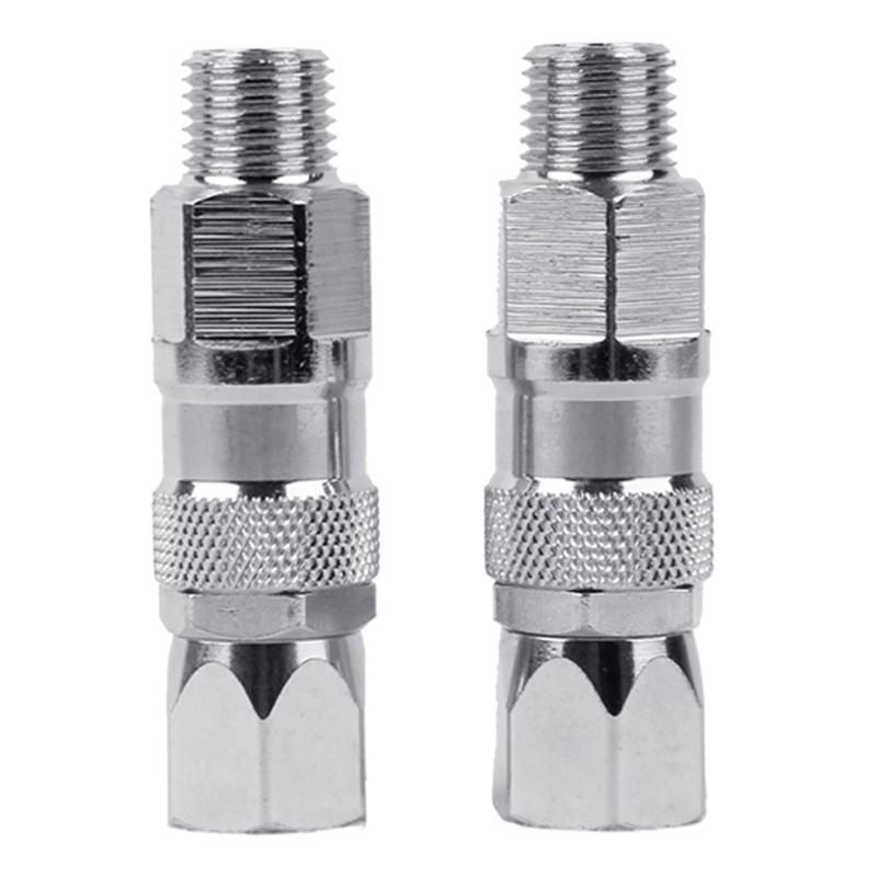 1/4-Inch Airless High Pressure Spray Hose Swivel Joint Suitable For Paint Sprayer Stainless Steel Tool Parts Accessories