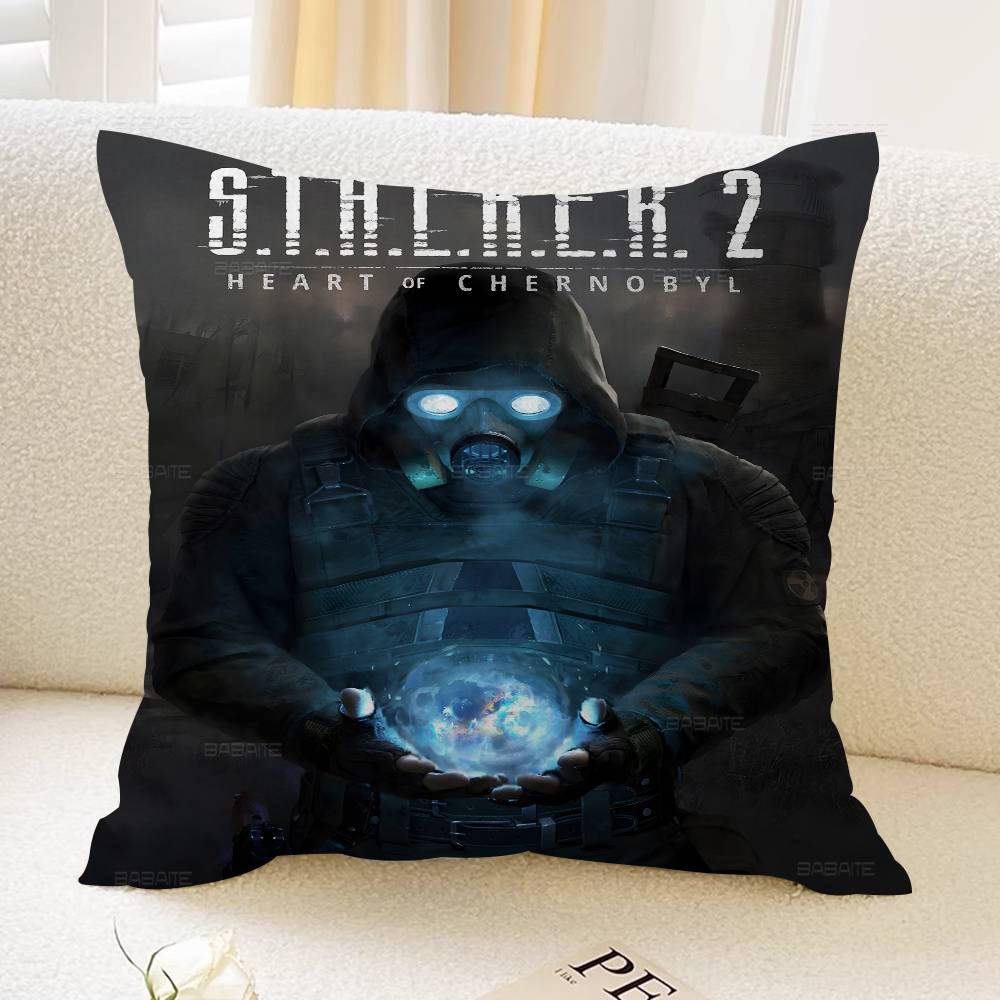 STALKER 2 Heart of C-Chornobyl Pillow Anime Pillow Sofa Bed Head Pillow Cover Cushion Cover 45x45 cm Fashion