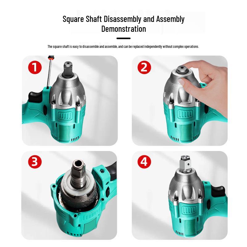 Adaptador de Broca para Chave de Torque Elétrica de Uso Duplo Dayi: Ferramenta de Ponta de Chave de Fenda Quadrada Multifuncional