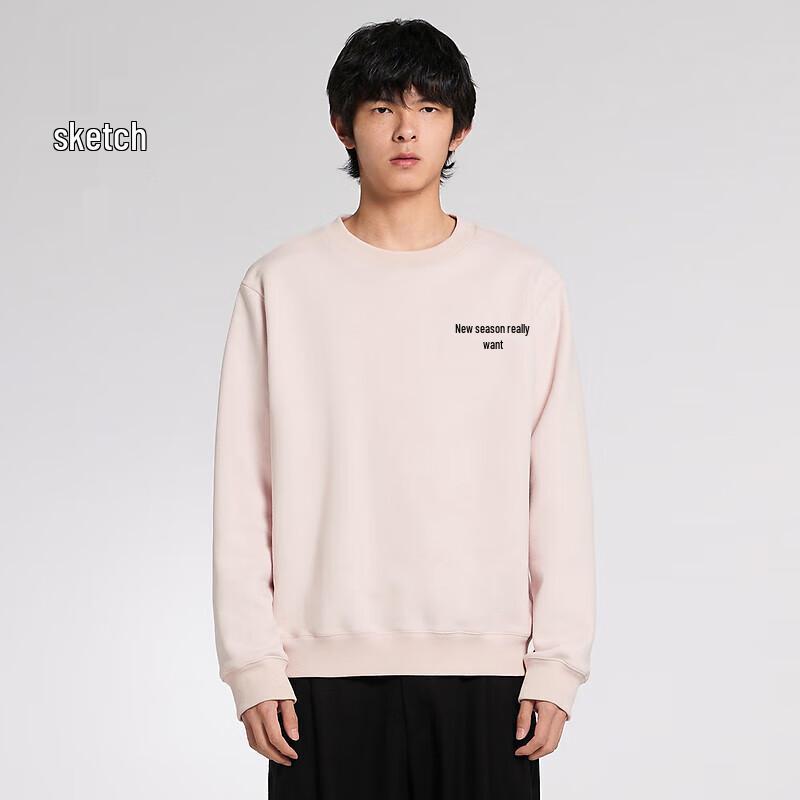 

SUPIN Men s 2023 Winter Printed Crew Neck Sweatshirt L