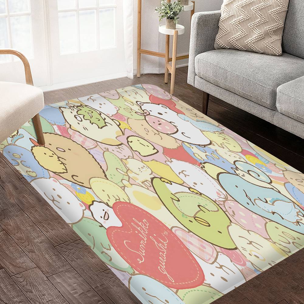 Japan S-Sumikkogurashi Cute Floor Mat INS Style Soft Bedroom Floor House Laundry Room Mat Anti-skid Household Carpets