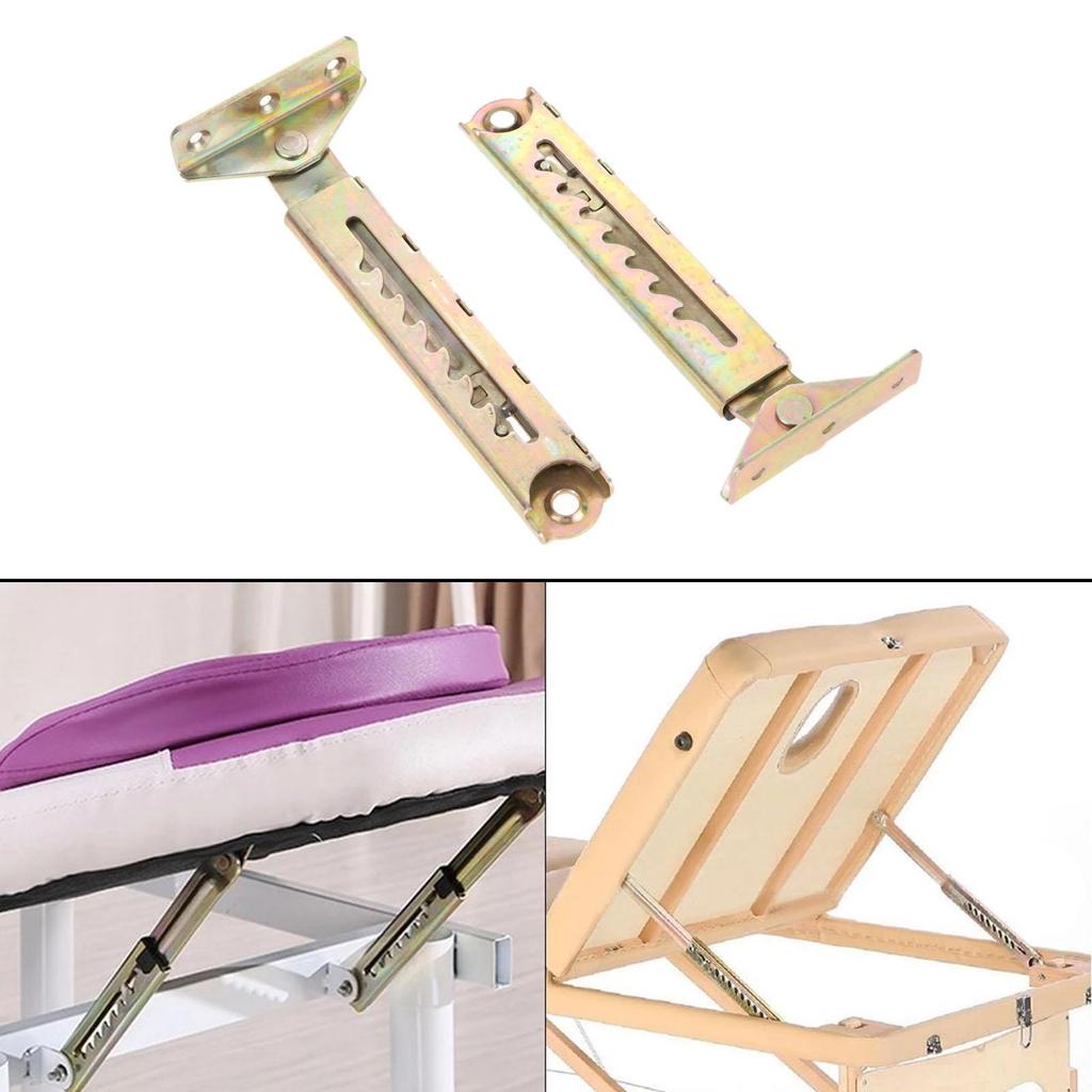 2x Sofa Lifting Hinge Angle Adjustment Hinge Ratchet for Drawing Board Desk Couch Folding Bed Lift Bracket Hardware Connector