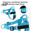 Reinforced Stitching Pet Body Harness No Pull Dog Harness, Adjustable Nylon Vest with Handle, Breathable Ergonomic Chest Protector for Walking