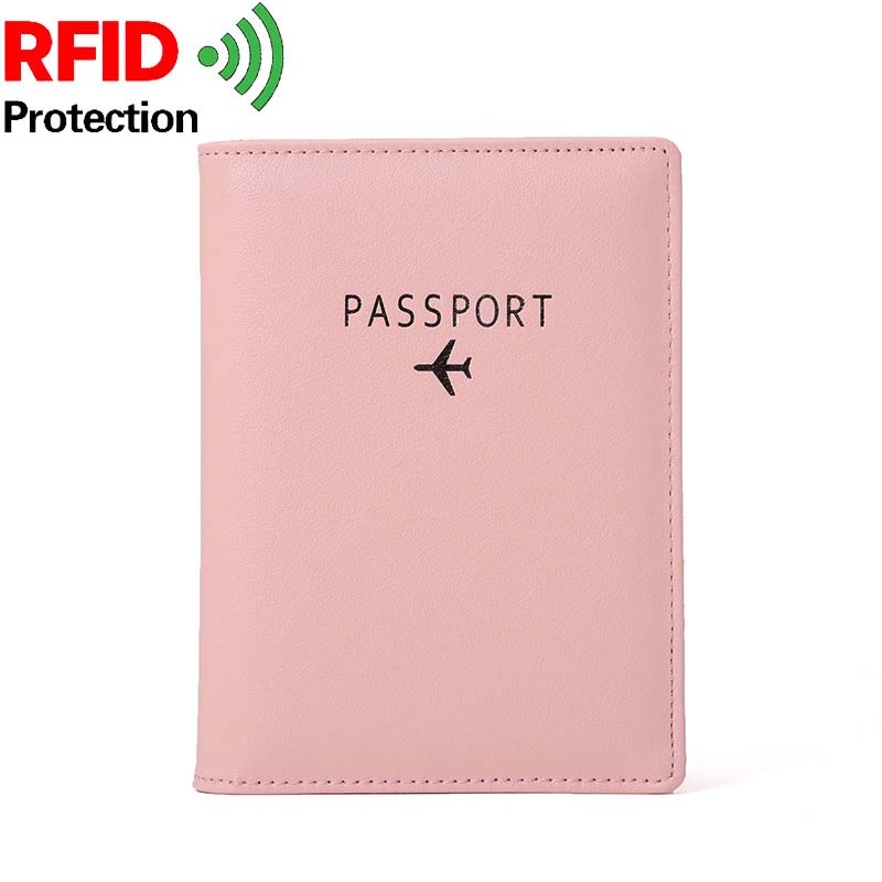 Good Quality Shielding Rfid NFC Passport Wallet Protect Credit Card Holders Multi-function Unisex Leather Travel Passport Covers