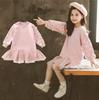 VIISEN Princess Long Sleeve Korean Perfect for Everyday Sizes 160cm Girls' Dress, Sweatshirt, Cute, Casual, Style, School, Kindergarten, Parties,