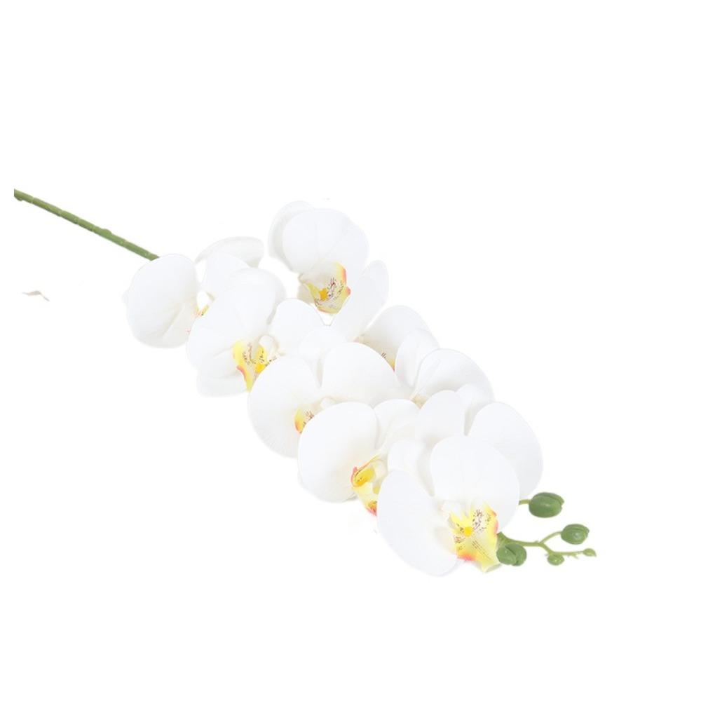 Ramură Artificială Phalaenopsis cu 9 Capete Imprimare 3D Orhidee Molie Falsă Acasă Grădină