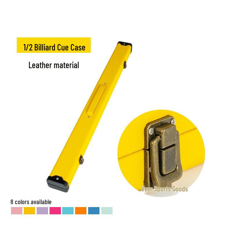 Professionelle zweiteilige Billard Queue Tasche, Ultra-Leicht Kunststoff Stahl, Zwei-Schlitz Design