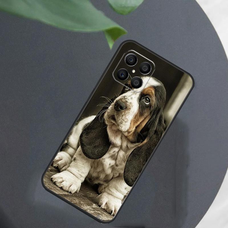 Basset Hound Dog For Honor Magic 8 7 5 6 Pro Case For Honor 200 400 Lite 50 70 90 X8c X8b X9a X9b X9c X9d Win