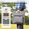 Flashfish A101+TSP60 Tragbare Powerstation 6 Ausgangsports 120W AC-Ausgang 98Wh/26400mAh Li-Ionen-Akkukapazität