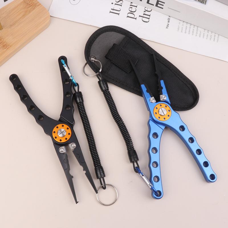 Fishing Pliers Line Cutter Multifunctional Knot Aluminum Alloy Scissors Hook Remover Fishing Equipment