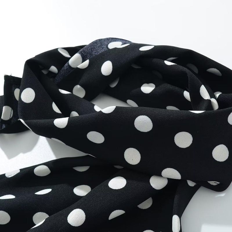 Kaslead New Arrival Women's Clothing Fashion Style Fashion Minimalist Halter Polka Dot Top Pantskirt