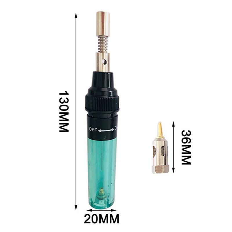 1300 Grad Butan 4-in-1 Tragbares Lötpistolen-Set Schweißstift Brenner Fackel