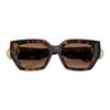 Burberry 4472U Logo Frame Irregular Sunglasses Unisex Sunglasses Black 0BE4472U