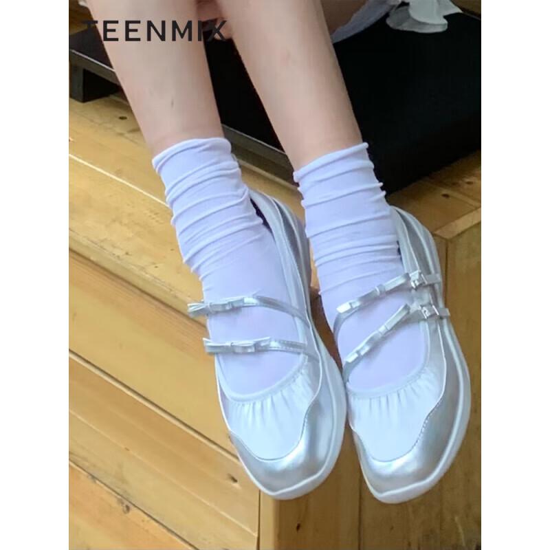 TEENMIX Women s Platform Mary Jane Shoes 34