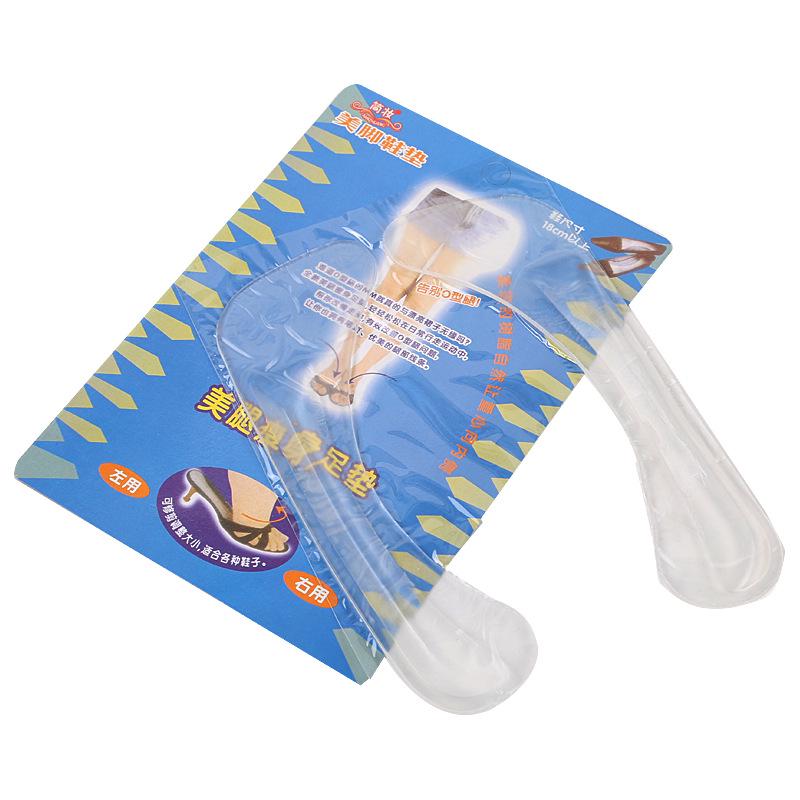 Ортопедические прозрачные гелевые стельки для коррекции формы ног при Х-образной деформации One Size