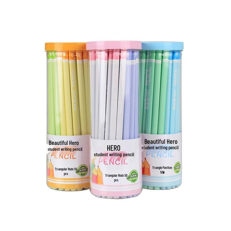 

HERO 780 HB Triangular Grip Cartoon Pencils for Kids - Non-Toxic, Original Wood, Ideal for Correct Posture HB