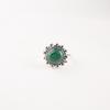 Natural Malachite Gemstone 925 Sterling Silver Jewelry Handcrafted Stylish Ring RR-7-27