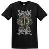 Napalm Death Metal T Shirt Extreme Graphic Band Skull Tee W Lightning