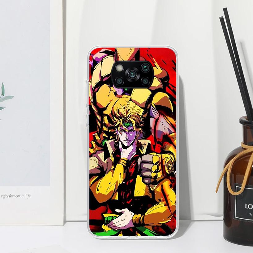 

JoJo Bizarre Adventure Phone Case For Xiaomi Poco X7 X6 X5 M7 M8 Pro F7 Ultra Redmi 15C 15 13C 13 12C 12 10 10C 10A Art Fundas P Redmi 12C