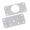 New Cabinet Hinge Repair Plate Kit For Home Kitchen Cabinets And Furniture With Holes, Stainless Steel Door Hinge Mounting Plate