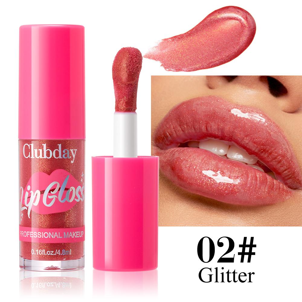 12-color multi-color lip gloss, moisturizing and easy to apply.