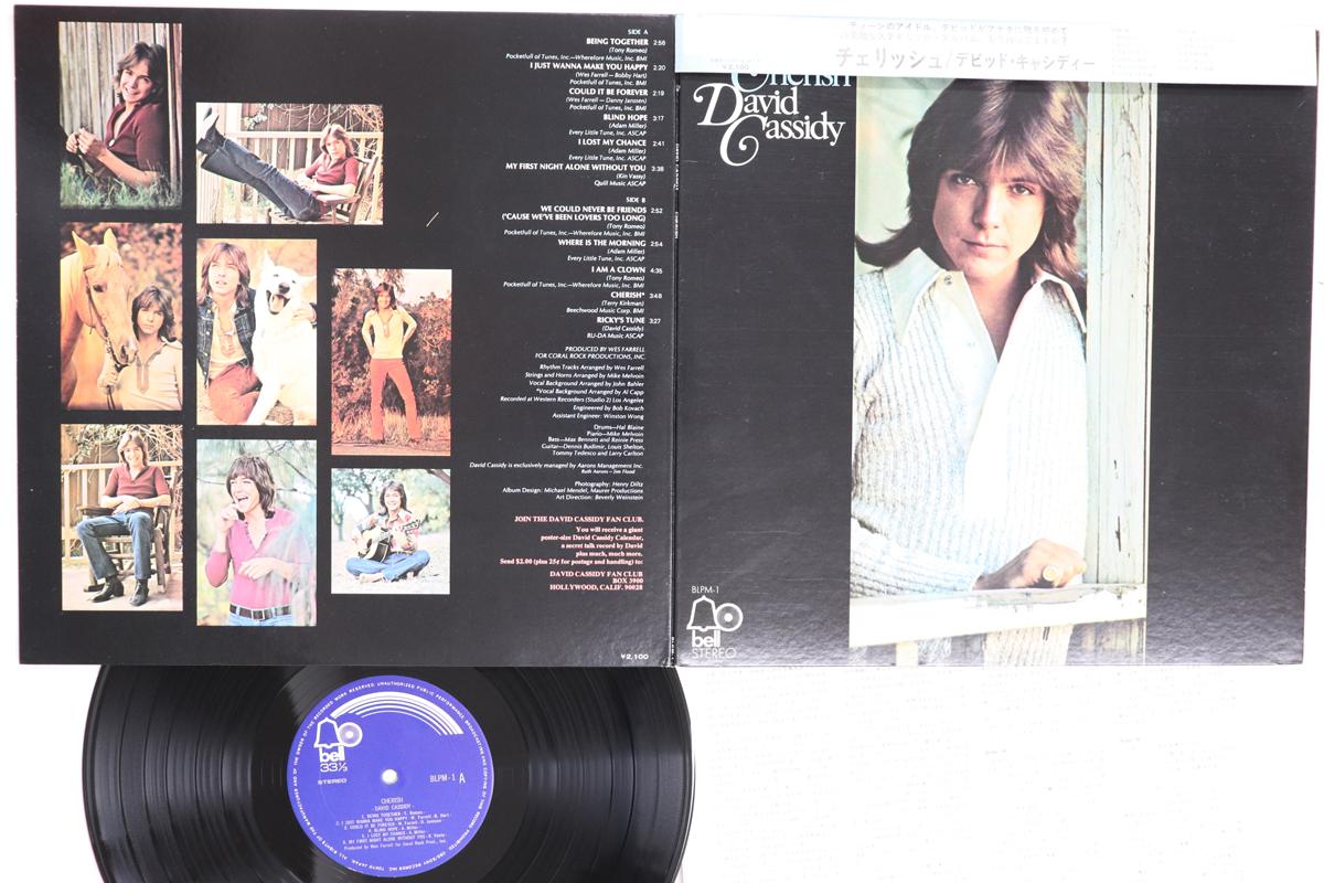 

LP Record DAVID CASSIDY Cherish BLPM1 BELL 1972 Japan Obi Pop Used