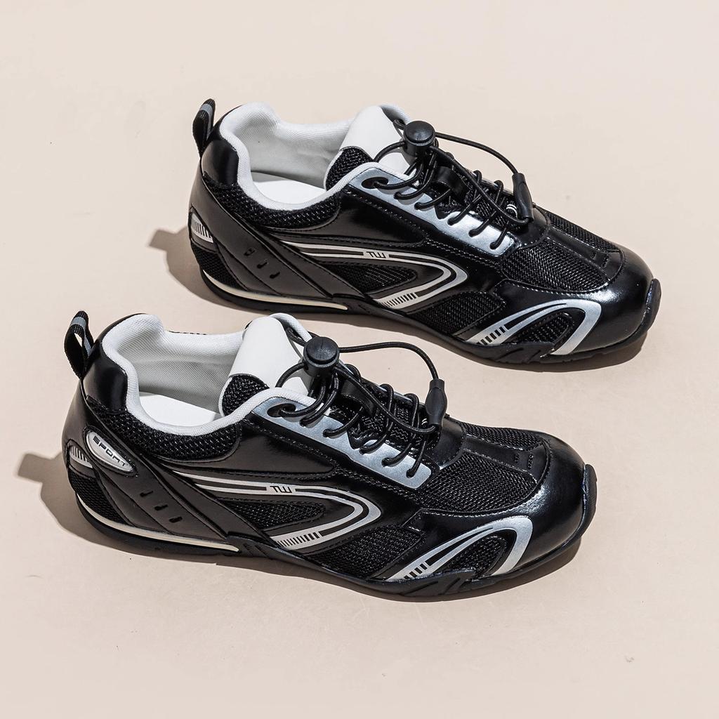 Inner height increase German training shoes women's 2025 spring and autumn new versatile mesh breathable little white shoes racing casual sports shoes