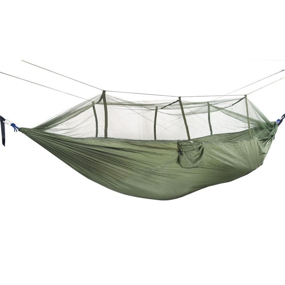 Outdoor Double Mosquito Net Hammock Camping Hanging Bed Swing Chair