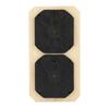 Wood Sauna Thermometer & Hygrometer Wall-Mounted Spa Accessory Mechanical No Battery Required - For Family Hotel Sauna Steam