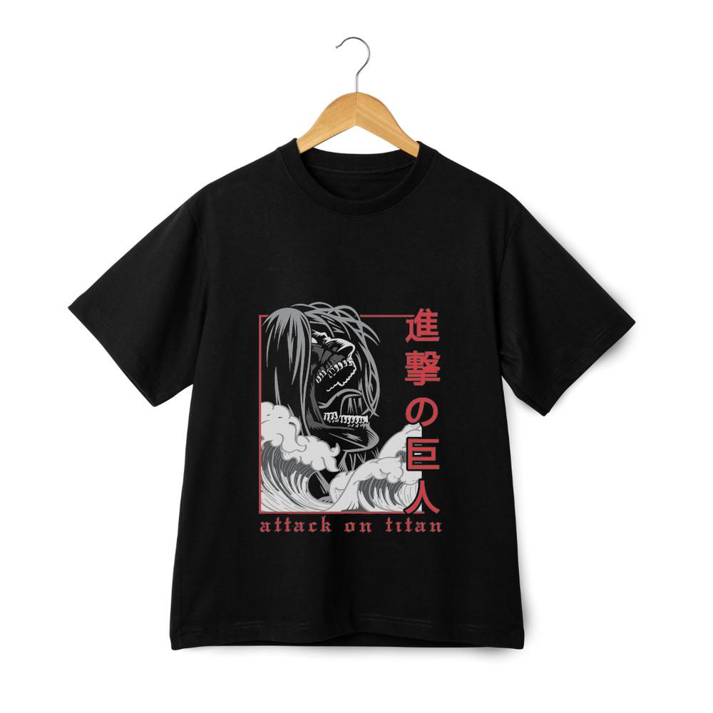 Eren Yeager Attack On Titan Unisex Graphic T-Shirt Anime Manga Short Sleeve Tee