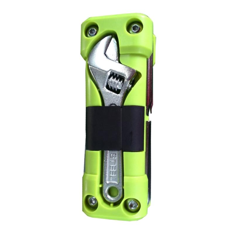 Premium ABS And Steel MultiFunction Combination Tool With 14Accessories Socket Wrenches For Outdoor And Home Repairs