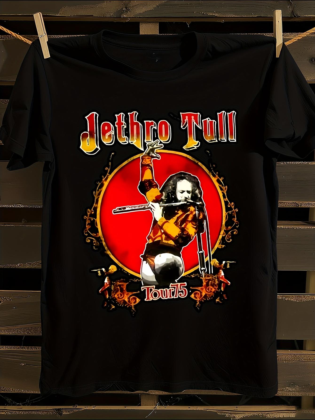 Jethro Tull Official Ian Anderson Vintage Graphic T-shirt M