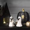 Small Horror Ghost Statue Halloween Decorative Figurines Coffee Table Shelf Mantel Display Collectible Halloween Home Decoration