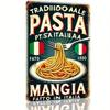 Retro Kitchen Metal Poster Carbonara Wall Art