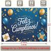Party-Hintergrund Flach Feliz Cumpleanos Veranstaltungen Hochzeit Zeremonie Vier Jahreszeiten Foto-Hintergrund Dekoration Haustür Dekoration