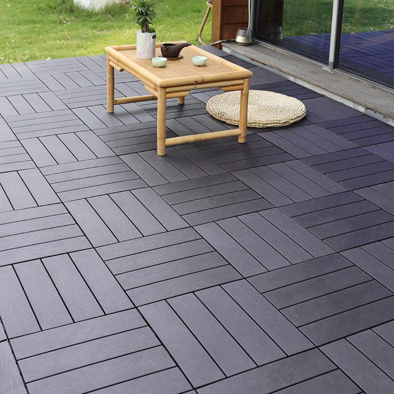 WPC Interlocking DIY Outdoor Flooring: Anti-Corrosion, Self-Laying for Balcony, Terrace, Courtyard Renovation