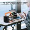 Flashfish P66 Portable Power Station, 300W 230.88Wh Outdoor Generator, 8 Outlets